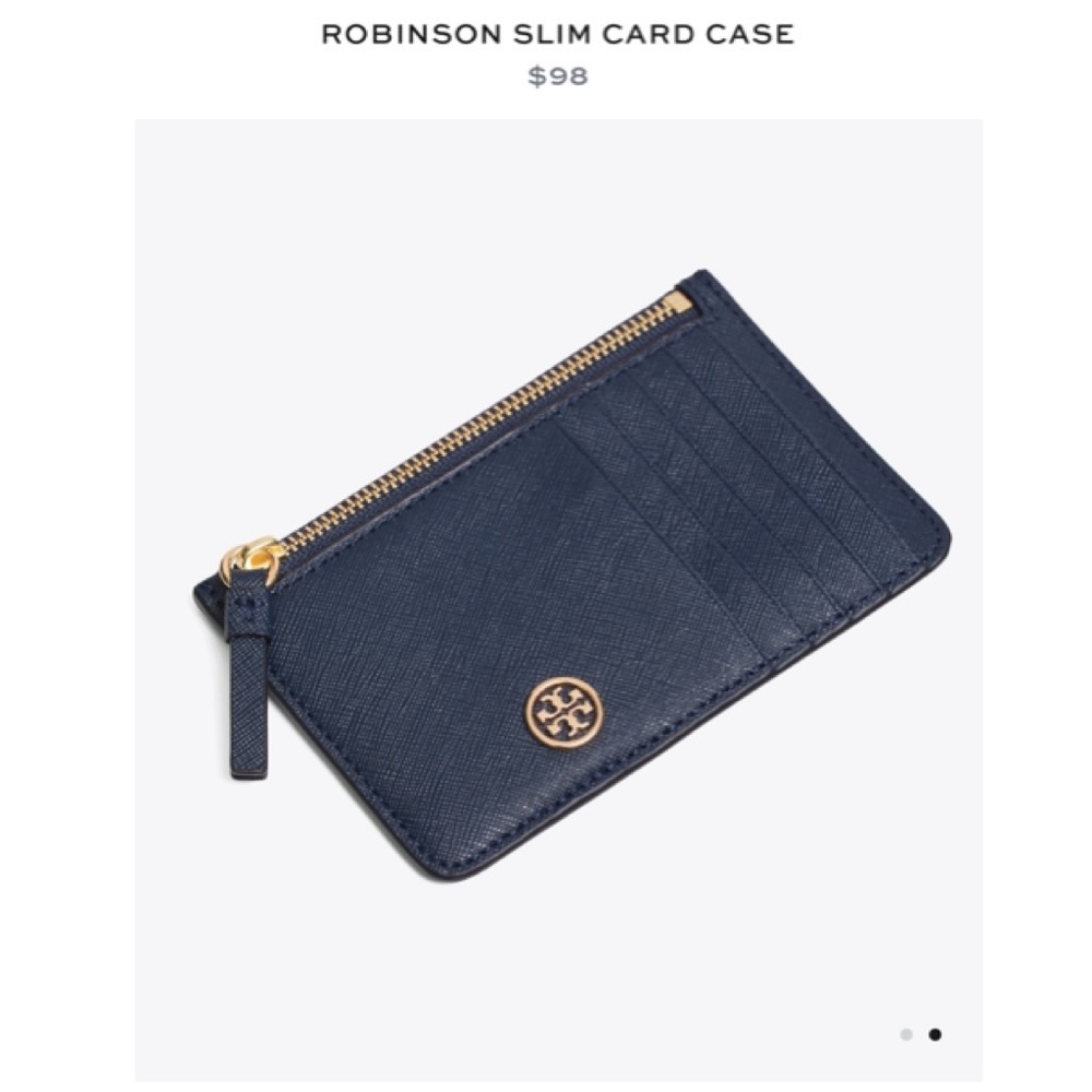 Tory Burch Robinson Slim Card Case